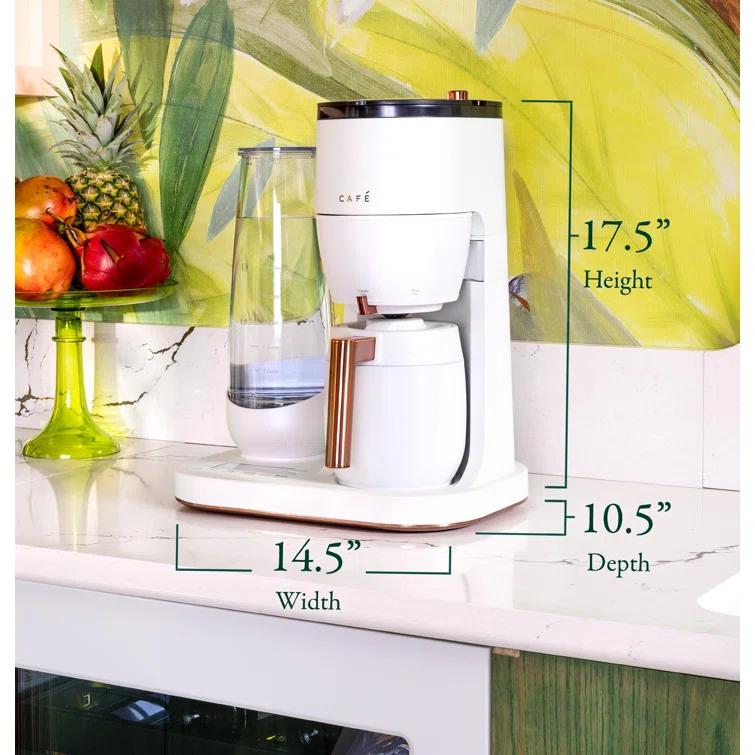 Café ™ Matte White Specialty Grind and Brew Coffee Maker