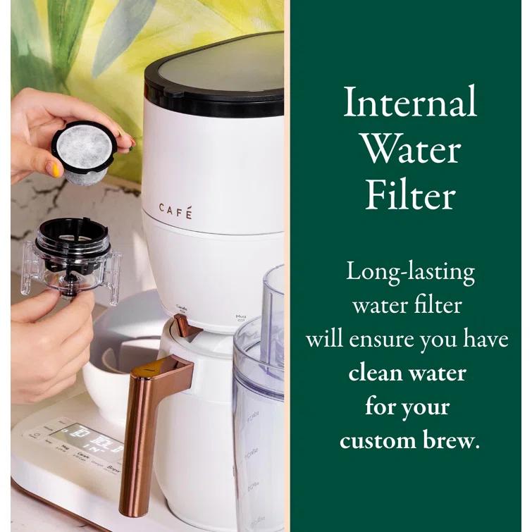 Café ™ Matte White Specialty Grind and Brew Coffee Maker