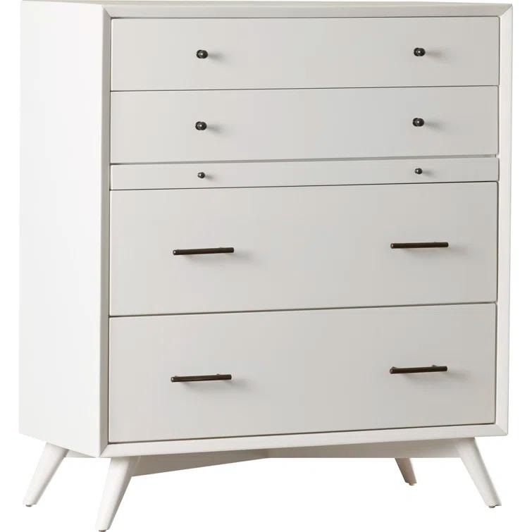 Williams 4 Drawer 38'' W Solid Wood Chest