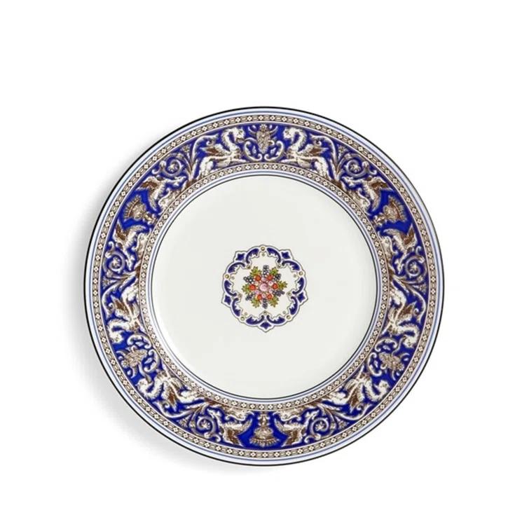 Florentine Blue Handcrafted Porcelain Salad Plate 8.1"