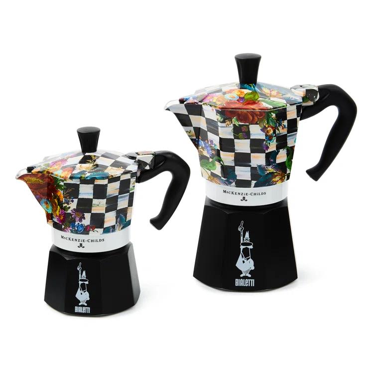 MacKenzie-Childs Courtly Flower Market Moka Pot