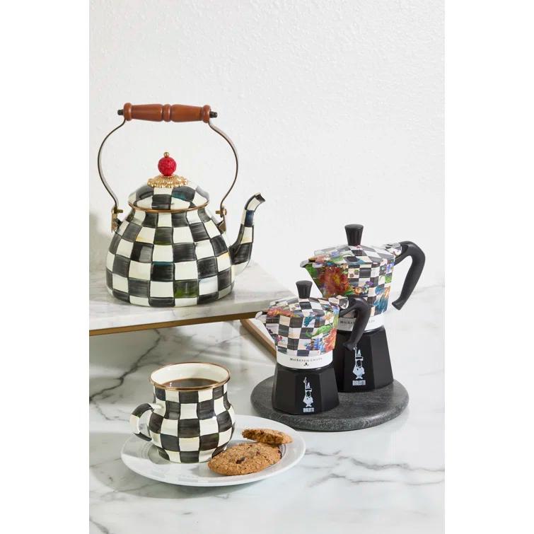 MacKenzie-Childs Courtly Flower Market Moka Pot