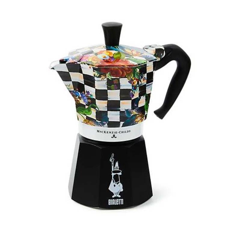 MacKenzie-Childs Courtly Flower Market Moka Pot