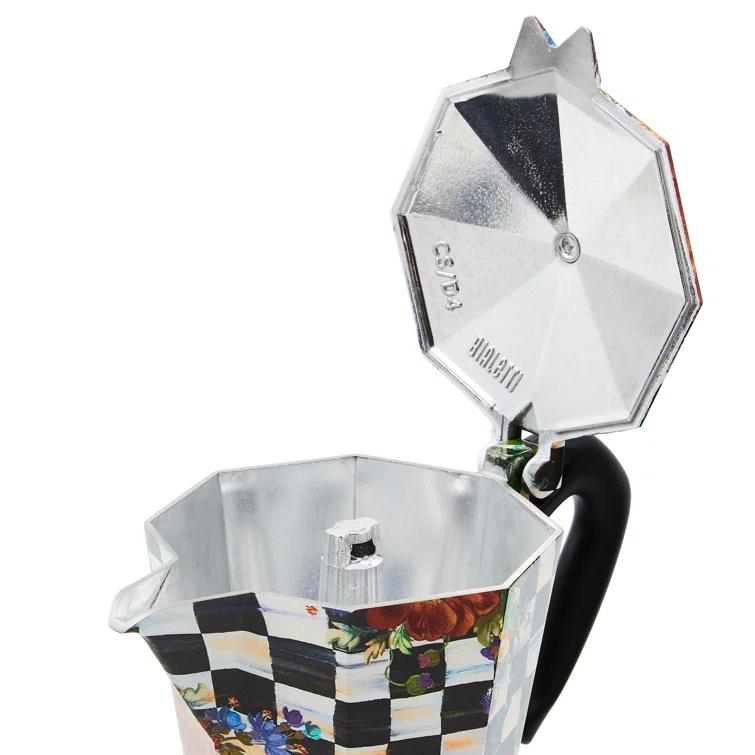 MacKenzie-Childs Courtly Flower Market Moka Pot