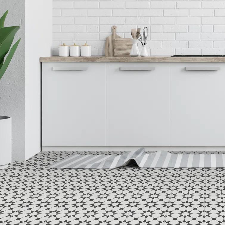 9" W x 9" L Peel & Stick Floor Tile Marrakech Luxury Vinyl Flooring