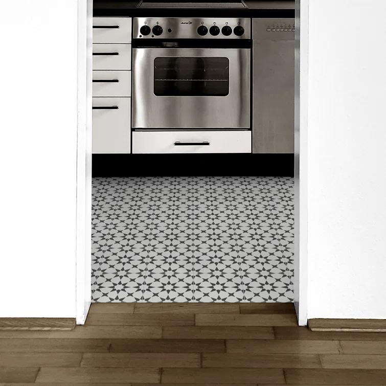 9" W x 9" L Peel & Stick Floor Tile Marrakech Luxury Vinyl Flooring
