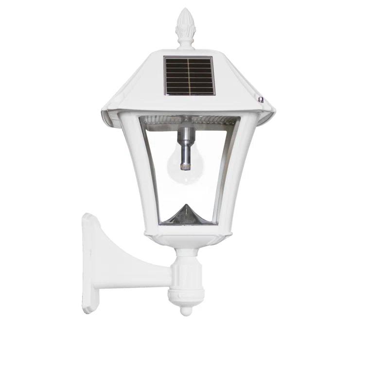 Baytown Ii Bulb Solar Light - Warm White LEDs- Wall/pier/ 3 Inch Fitter Mounts