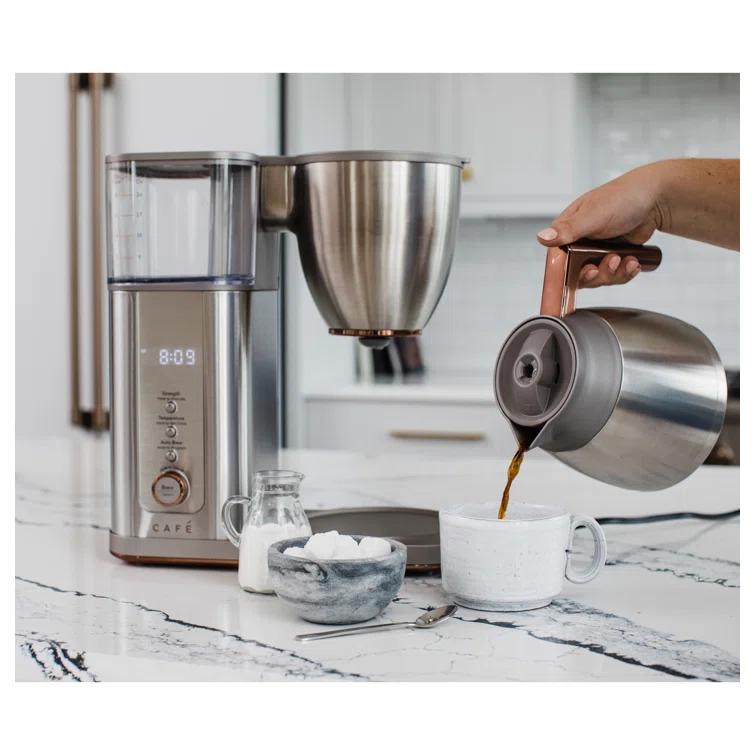 Café C7CDABS2RS3 Café 10-Cup Specialty Drip Coffee Maker with Glass Carafe