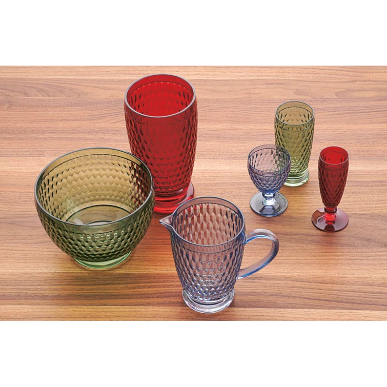 Villeroy & Boch Boston Colored Lead Free Crystal Goblet Set