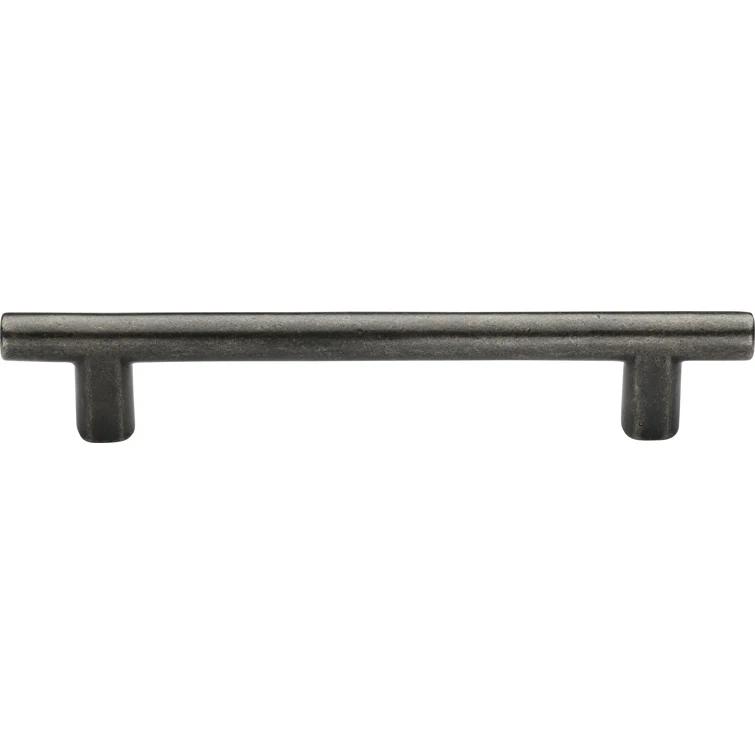 Bronze Distressed Metal Rustic Bar Pull with Mounting Hardware