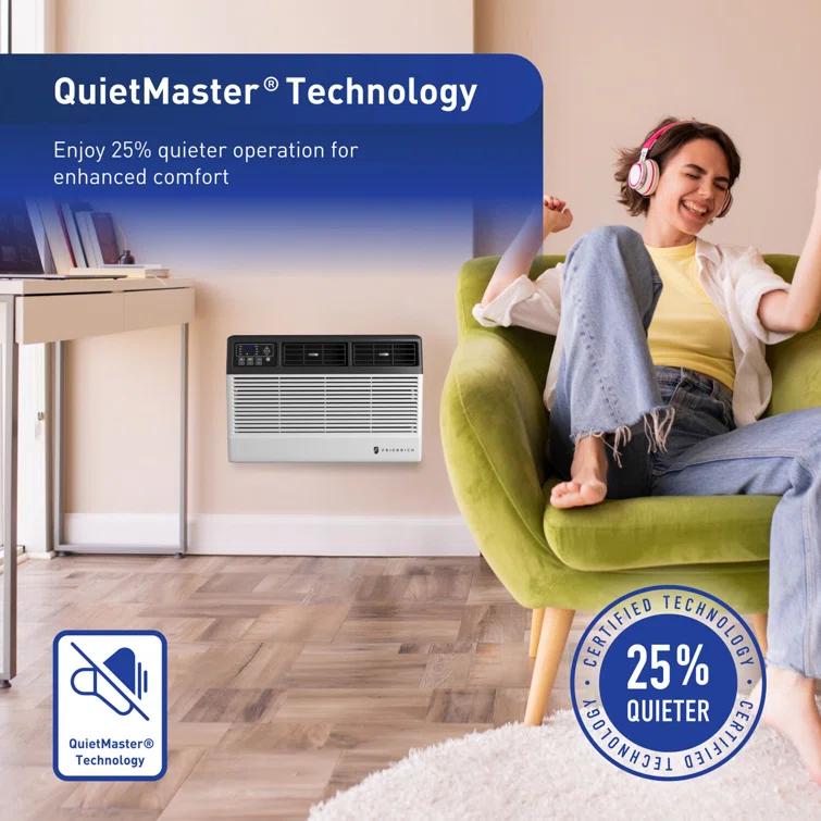 Friedrich 12000 BTU Wi-Fi Connected Window Air Conditioner for 550 Square Feet with Remote Included