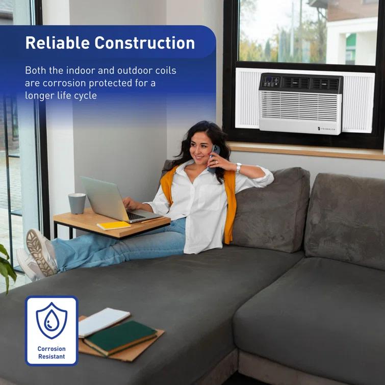 Friedrich 12000 BTU Wi-Fi Connected Window Air Conditioner for 550 Square Feet with Remote Included