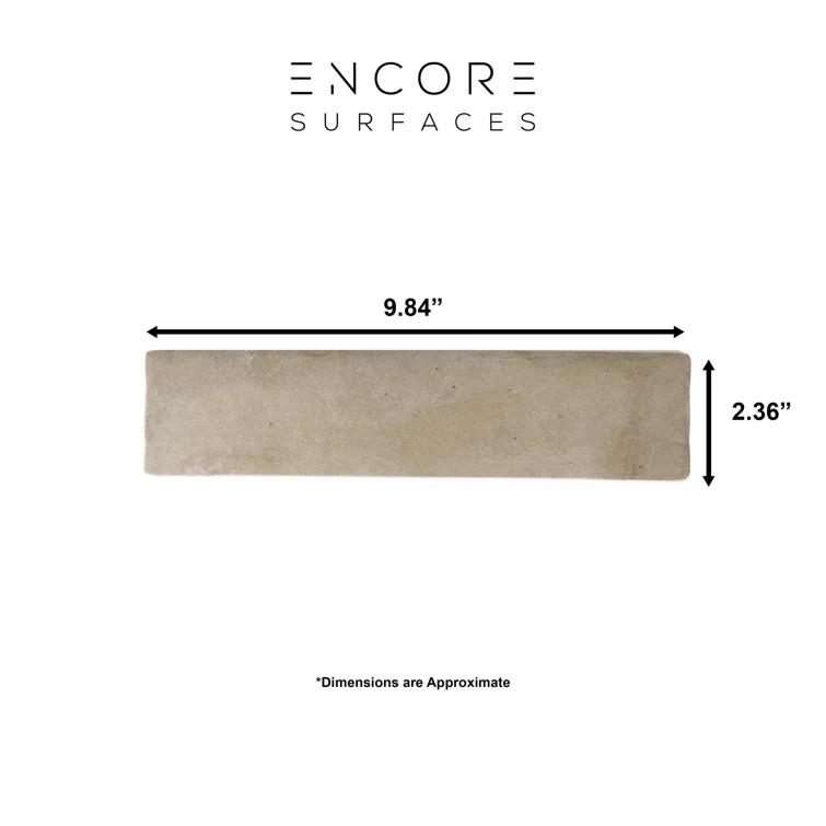 Encore Surfaces Tribeca 2" x 10" Porcelain Brick Look Wall & Floor Tile