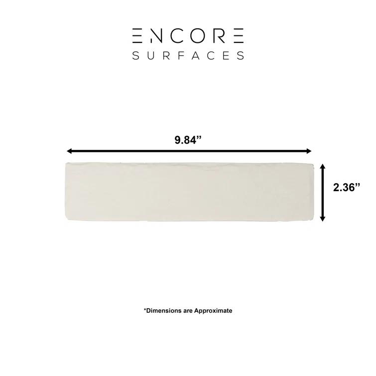 Encore Surfaces Tribeca 2" x 10" Porcelain Brick Look Wall & Floor Tile