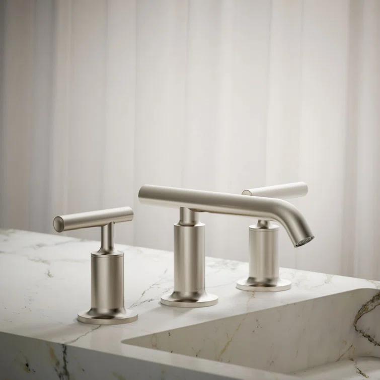 Purist® Widespread Bathroom Faucet with Drain Assembly