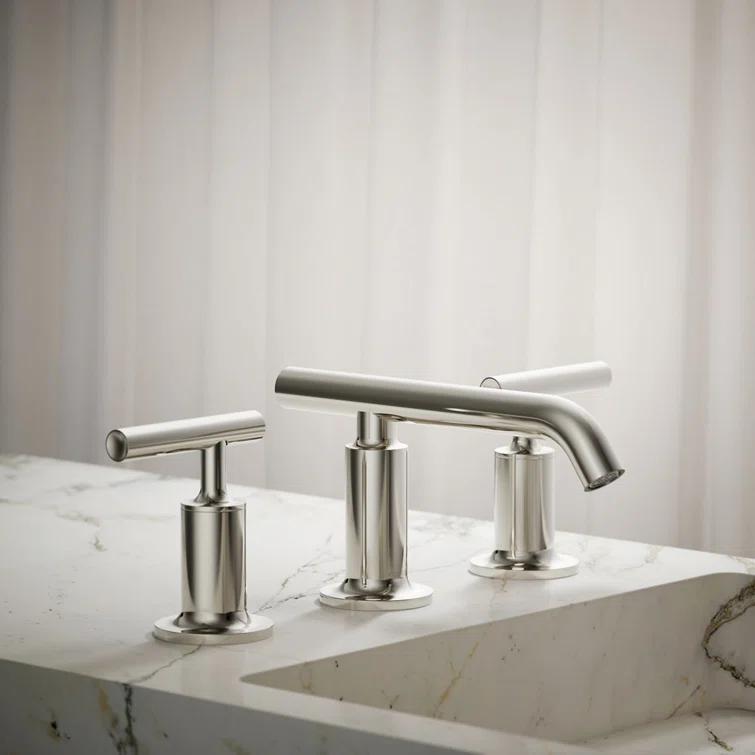 Purist® Widespread Bathroom Faucet with Drain Assembly