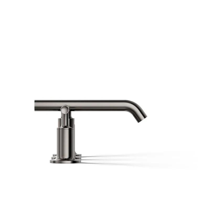 Purist® Widespread Bathroom Sink Faucet with Low Cross Handles and Low Spout