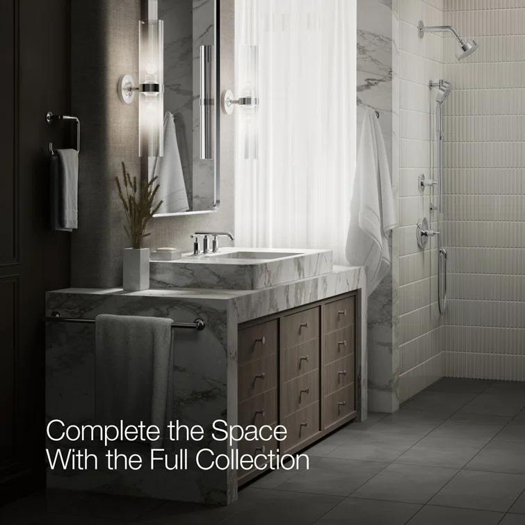 Purist® Widespread Bathroom Faucet with Drain Assembly