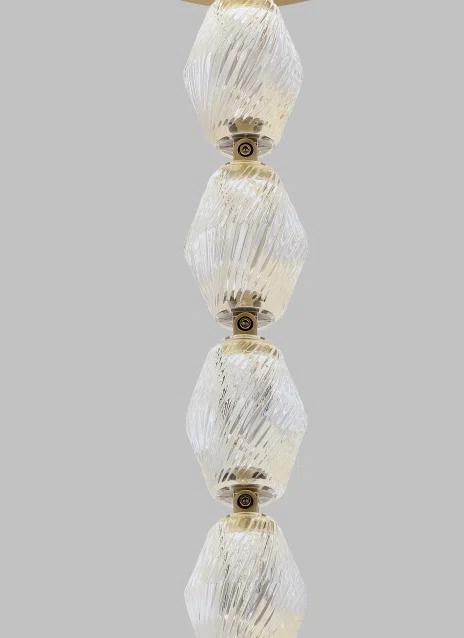Collier Dark Bronze and Crystal LED Chandelier