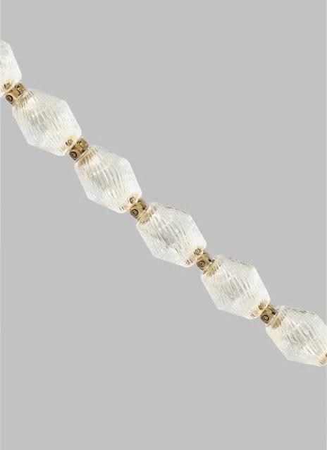 Collier Dark Bronze and Crystal LED Chandelier
