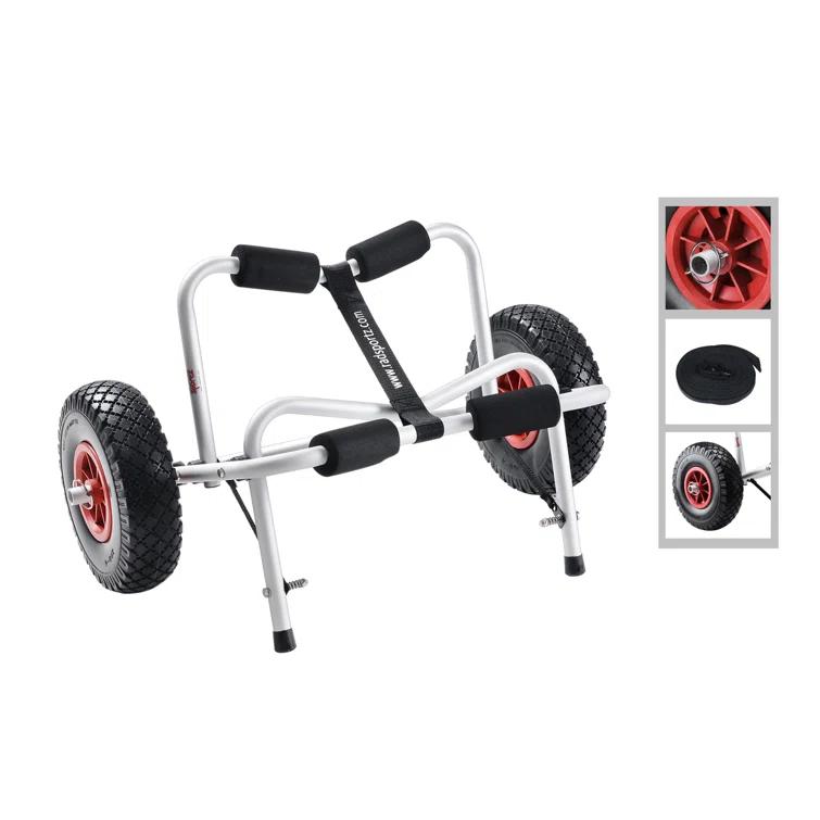 Rad Sportz Kayak Trolley Cart - 140lb Capacity for Transporting Kayak,SUP and Paddleboard or Canoe