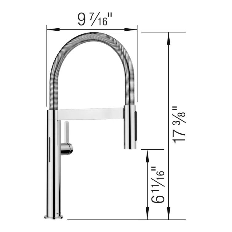 Culina II Mini Sensor Pull-Down Dual-Spray Kitchen Faucet