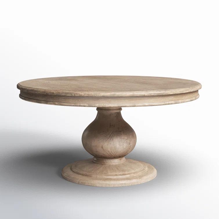 Dadeville Pine Round Solid Wood Dining Table