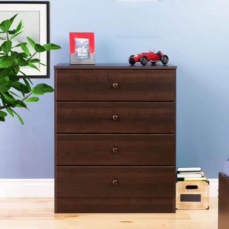 Mcclarrie Simplistic 4 Drawer 30" W Dresser