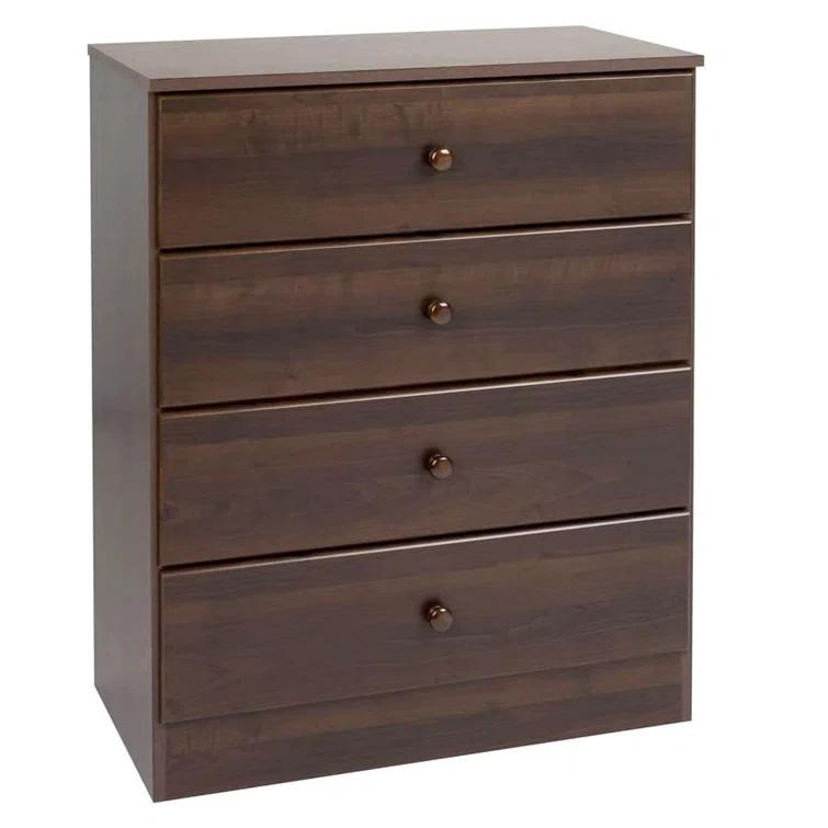 Mcclarrie Simplistic 4 Drawer 30" W Dresser