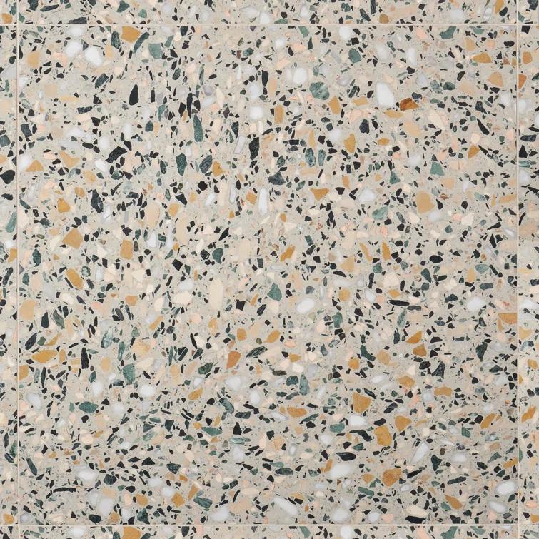 Brezza Terrazzo 23.62 in. x 23.62 in. Honed Terrazzo Floor and Wall Tile (3.87 Sq. Ft. / Each)