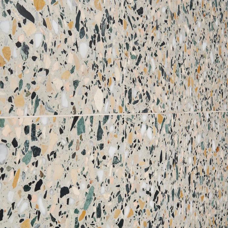 Brezza Terrazzo 23.62 in. x 23.62 in. Honed Terrazzo Floor and Wall Tile (3.87 Sq. Ft. / Each)