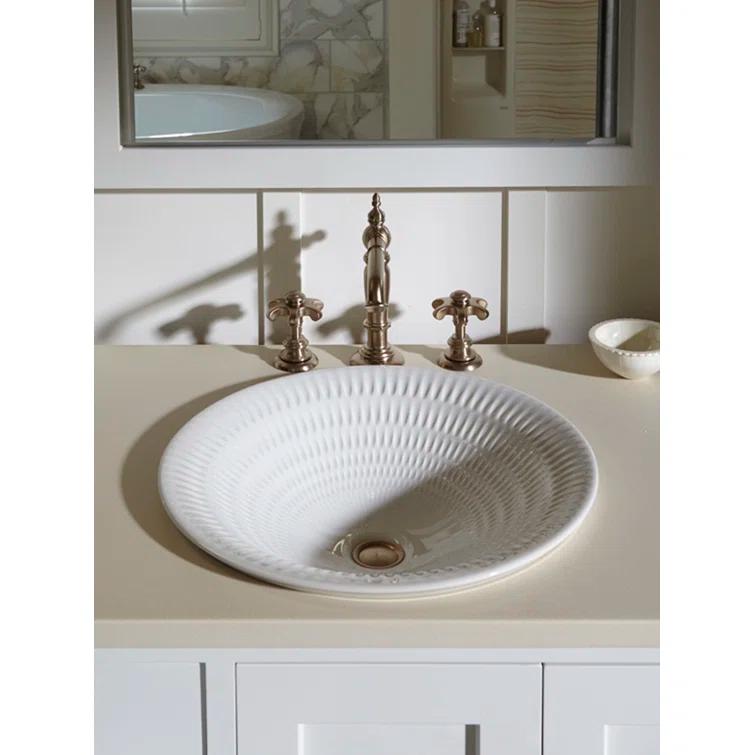 Kohler Derring® Carillon , Artist Editions Round Carillon Wading Pool Bathroom Sink