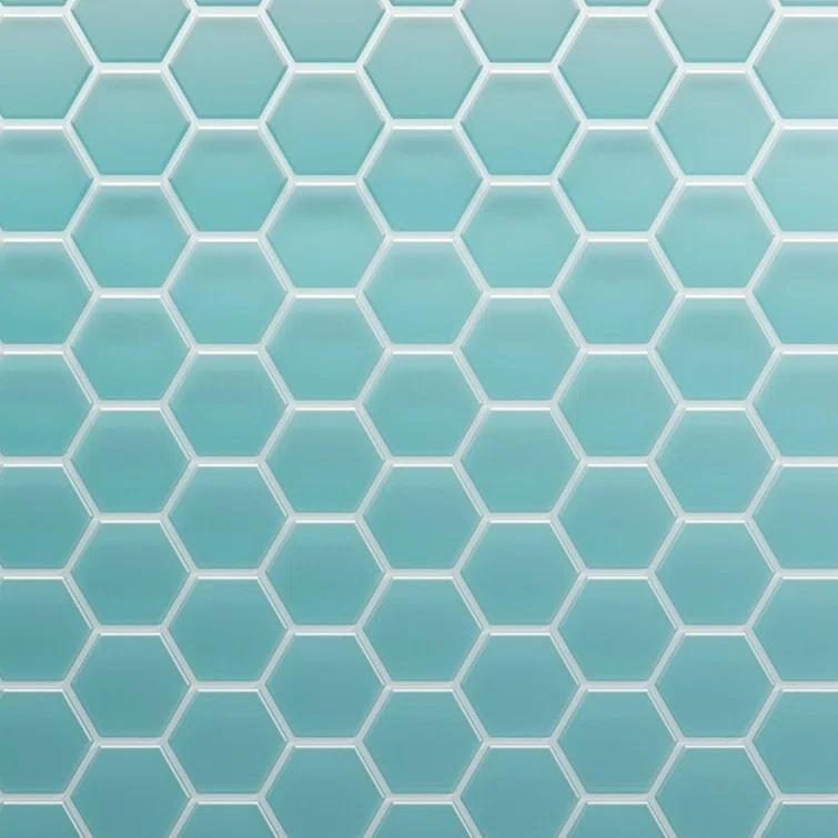 3" Beehive 10.25in.x11.75in. Glass Mosaic Tile