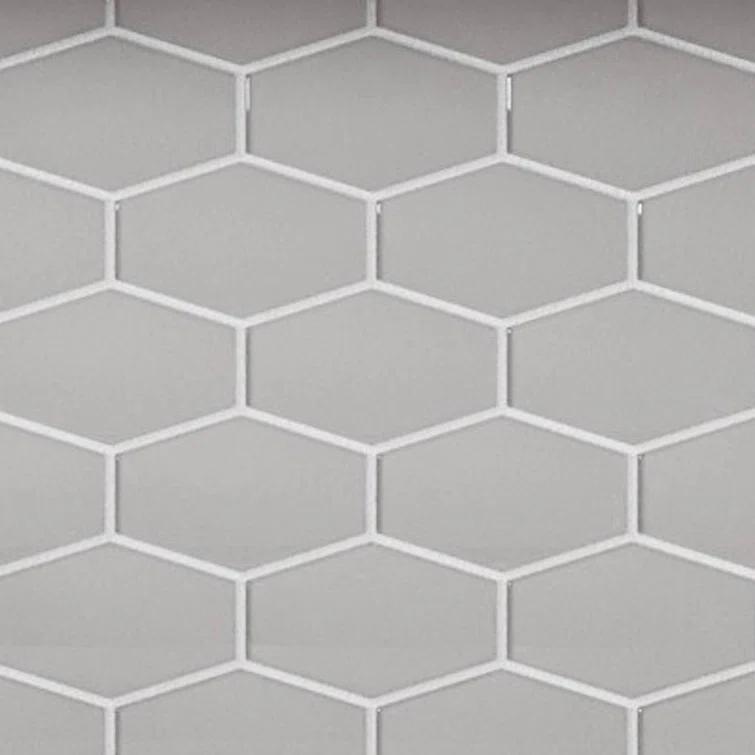 Cruz Bay Studio Long Hex 10.60in.x11 in. Glass Mosaic Tile