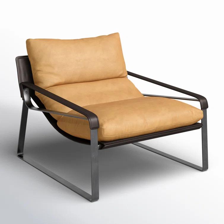 Bo Leather Accent Chair