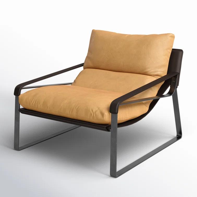 Bo Leather Accent Chair