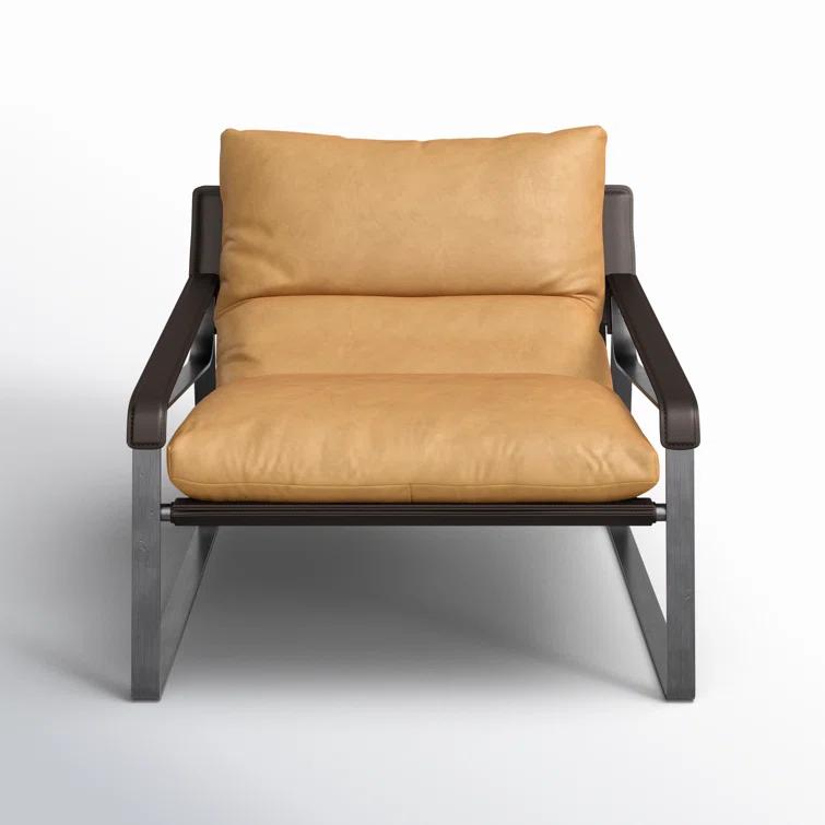 Bo Leather Accent Chair