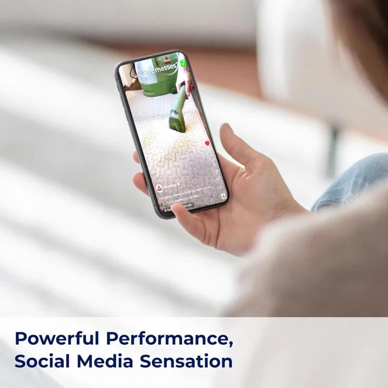 BISSELL 1400B BISSELL Little Green Multi-Purpose Portable Carpet and Upholstery Cleaner, Car and Auto Detailer, with Exclusive Specialty Tools, Green, 1400B