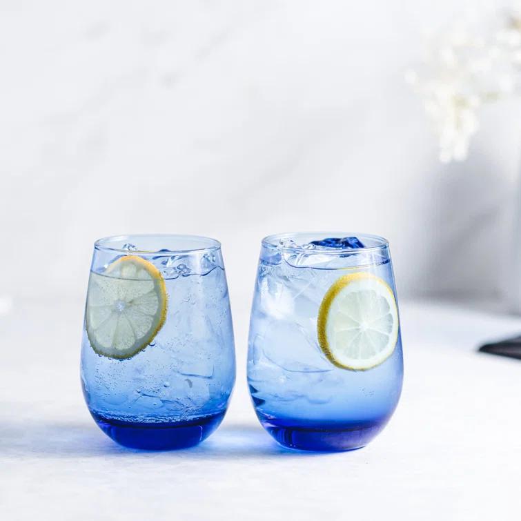 Classic Libbey All-Purpose Stemless Wine Glasses