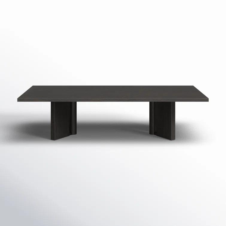 Huxley Smoked Black Veneer Rectangular Coffee Table with Storage