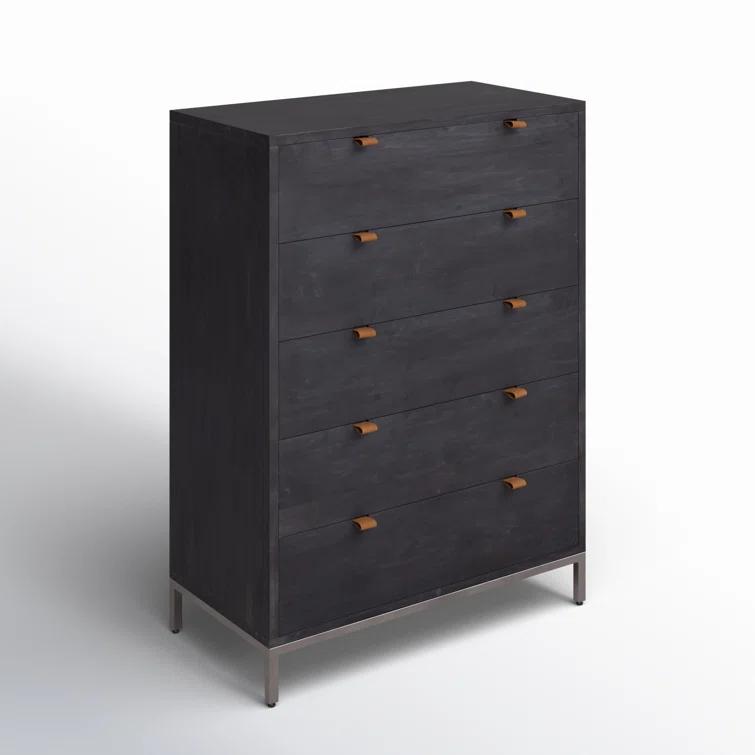Rosamonde 5-Drawer Dresser - Black