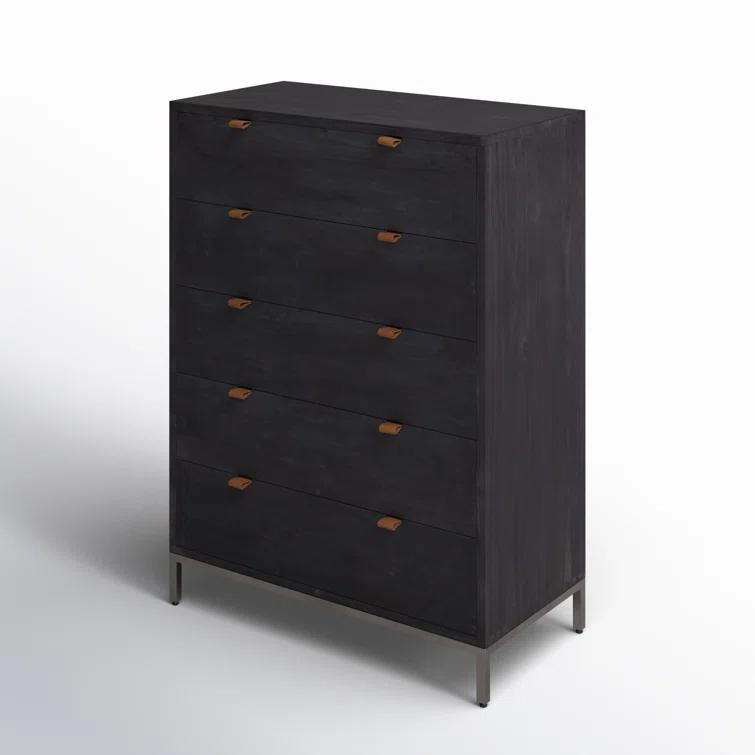 Rosamonde 5-Drawer Dresser - Black