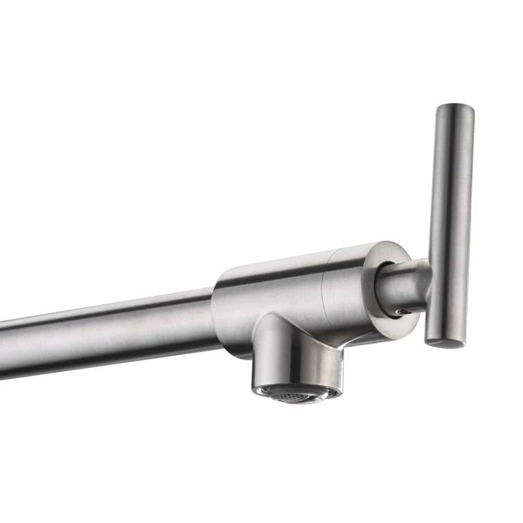 ANZZI ANZZI Braccia Series 24" Wall Mounted Pot Filler With Accessories KF-AZ258BN