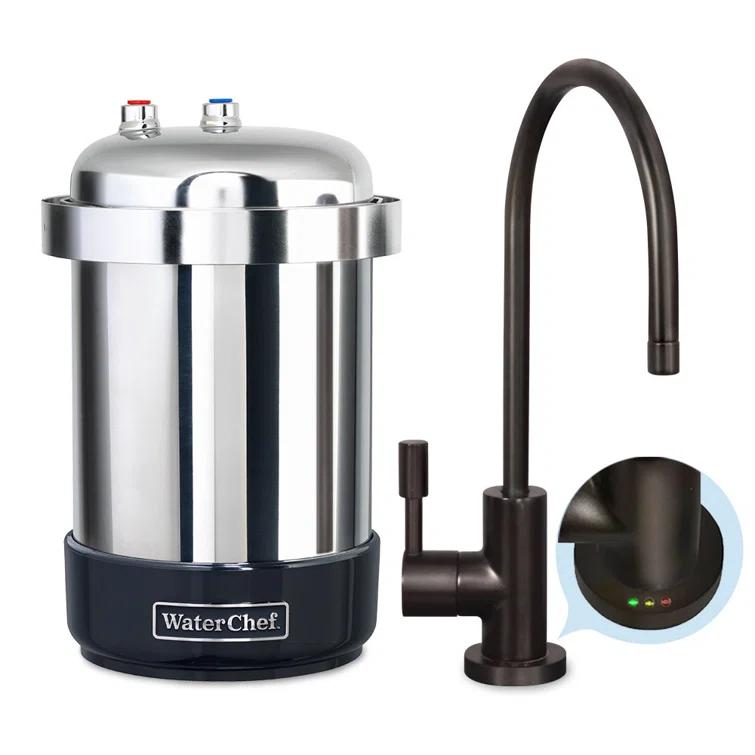 WaterChef U9000 Premium Under-Sink Water Filtration System w Intelligent Monitor