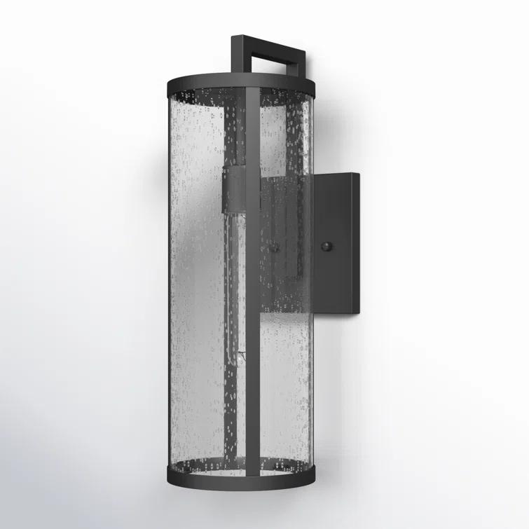 Iriye Single Light Cylinder Outdoor Aluminum Wall Light
