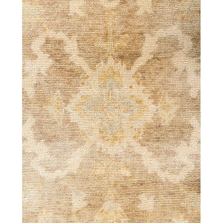 Oushak One-of-a-Kind Hand-Knotted Area Rug - Beige, 8' 3" x 10' 4"