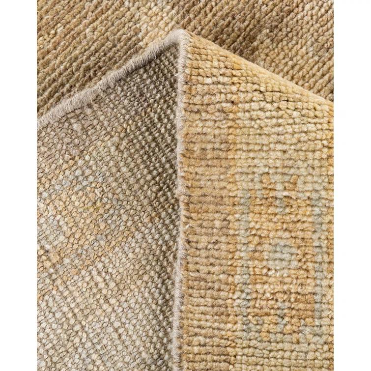 Oushak One-of-a-Kind Hand-Knotted Area Rug - Beige, 8' 3" x 10' 4"