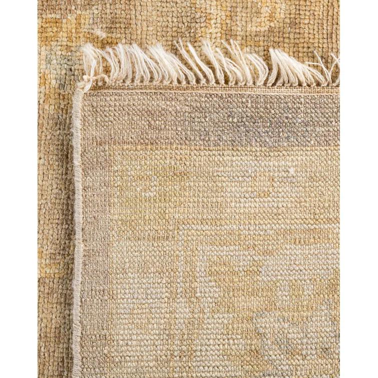 Oushak One-of-a-Kind Hand-Knotted Area Rug - Beige, 8' 3" x 10' 4"