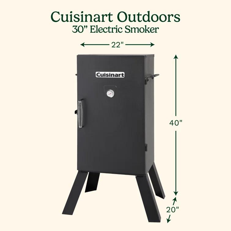 Cuisinart ® 30" Black Vertical Outdoor Electric Smoker
