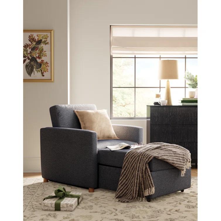 Serta Cooper 36" Convertible Sleeper Accent Chair with Cushion